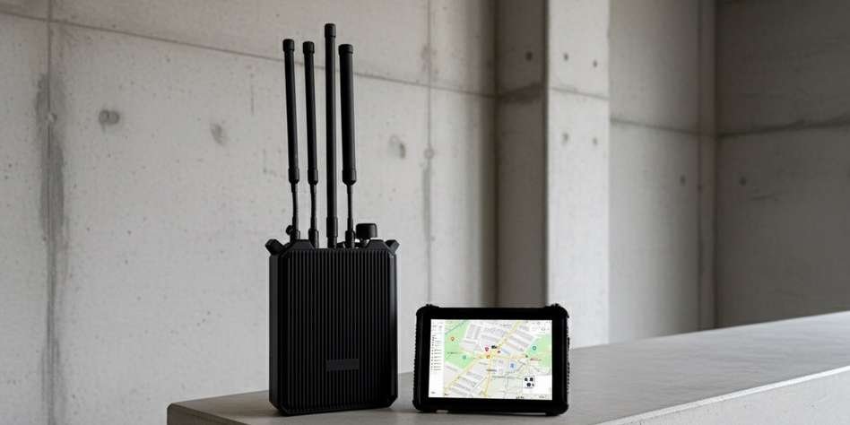 Oracle Field unit on a concrete ledge